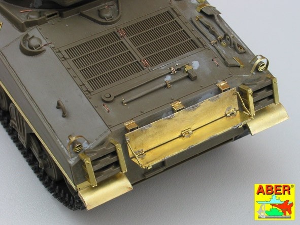 Zdjęcie dodatkowe produktu Elementy fototrawione: amerykański czołg średni Sherman M4, M4A1, M4A3 1:35 ABER 35032