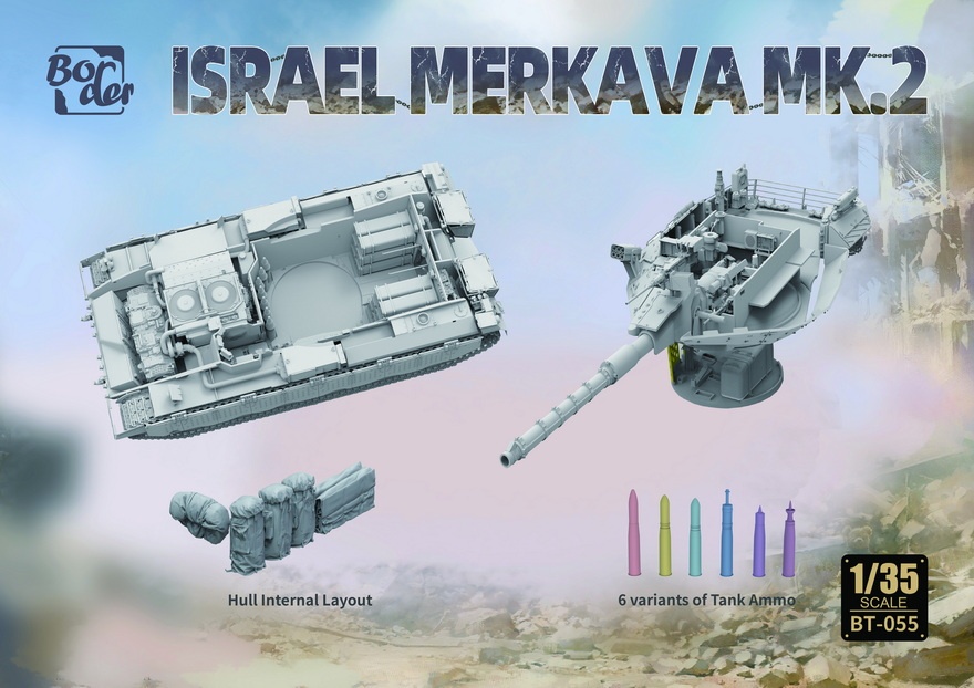 Zdjęcie dodatkowe produktu Israel Merkava Mk.2 w/ Full Interior and Workable Tracks 1:35  Border Model BT055