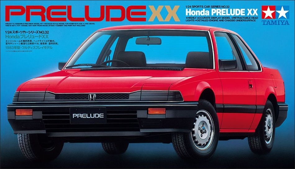 Zdjęcie główne produktu Honda Prelude XX 1:24 Tamiya 24032