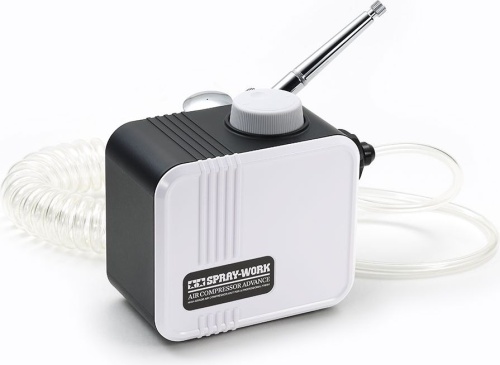 Spray-Work Air Compressor Advance w/Sparmax Airbrush SX0.3D Tamiya 74563