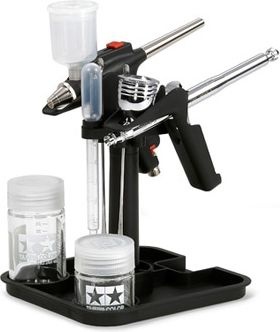 Zdjęcie dodatkowe produktu Spray-Work Air Compressor Advance w/Sparmax Airbrush SX0.3D Tamiya 74563
