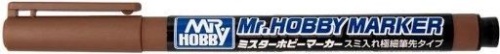 Brązowy marker pędzelkowy z super cienką końcówką Mr. Hobby CM103