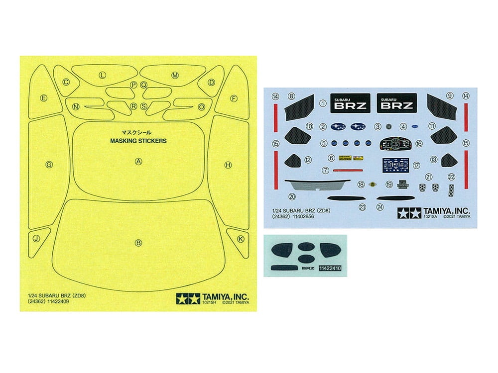 Zdjęcie dodatkowe produktu Subaru BRZ (ZD8) 1:24 Tamiya 24362