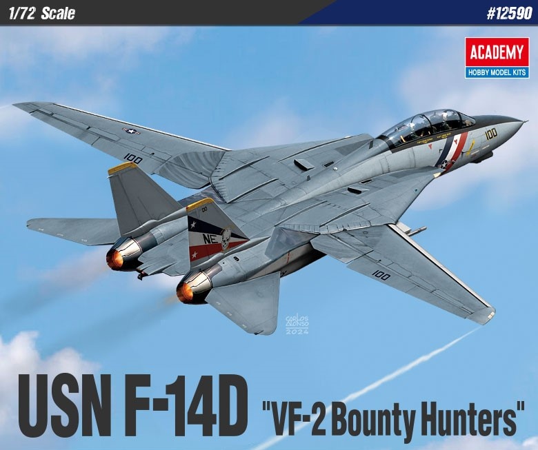 Zdjęcie główne produktu USN F-14D "VF-2 Bounty Hunters" 1:72 Academy 12590