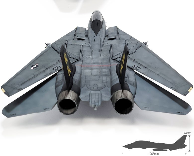 Zdjęcie dodatkowe produktu USN F-14D "VF-2 Bounty Hunters" 1:72 Academy 12590