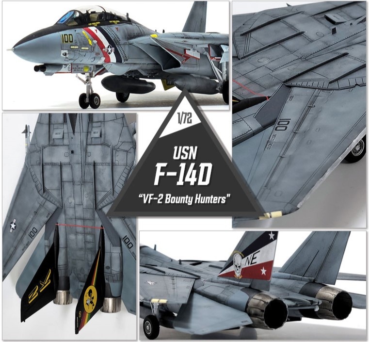 Zdjęcie dodatkowe produktu USN F-14D "VF-2 Bounty Hunters" 1:72 Academy 12590