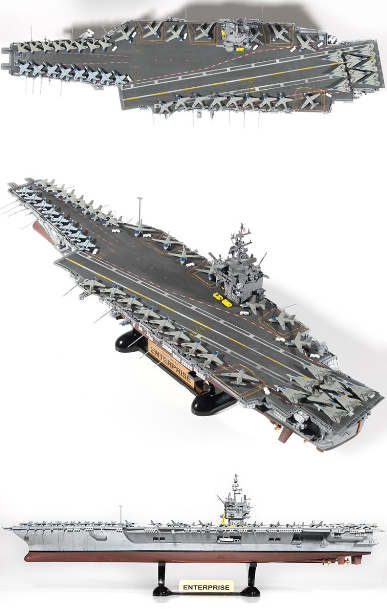 Zdjęcie dodatkowe produktu CVN-65 USS Enterprise 1:600 Academy 14400