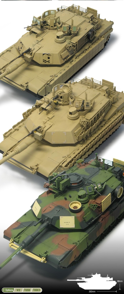 Zdjęcie dodatkowe produktu U.S. Army M1A2 TUSK II 1:35 Academy 13298