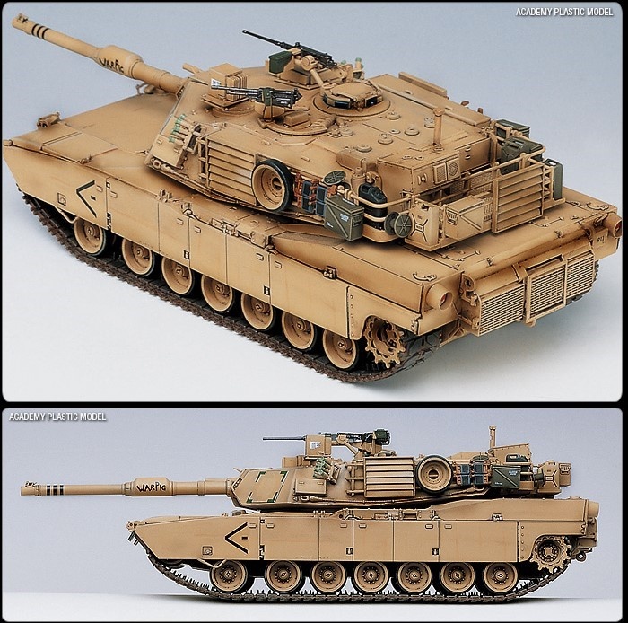 Zdjęcie dodatkowe produktu M1A1 Abrams Irak 2003 1:35 Academy 13202