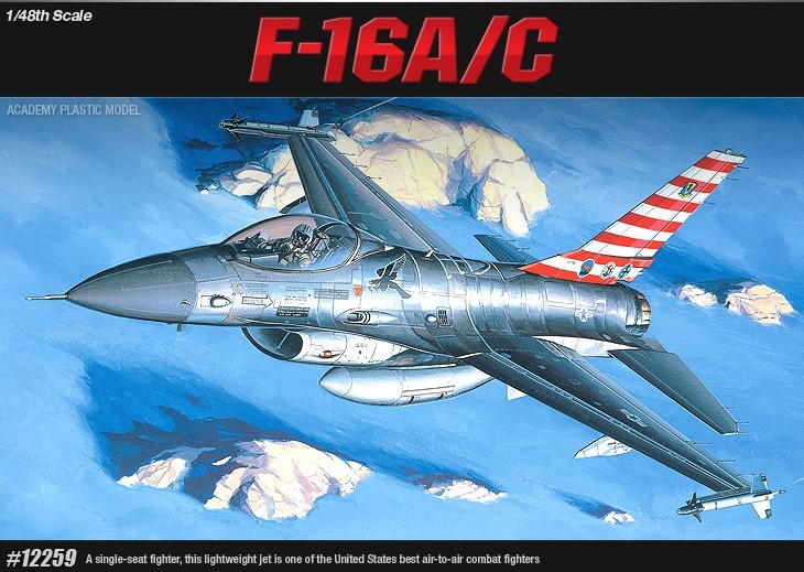 Zdjęcie główne produktu F-16C Falcon  1:48 Academy 12259