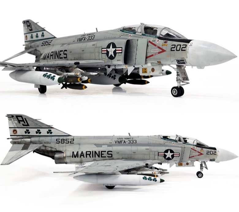 Zdjęcie dodatkowe produktu USMC F-4J Phantom II VMFA-333 Fighting Shamrocks 1:48 Academy 12356