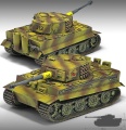 Zdjęcie dodatkowe produktu Tiger I Late Version 1:35 Academy 13314