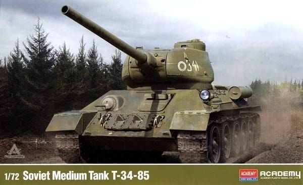Zdjęcie główne produktu Soviet Medium Tank T-34-85 1:72 Academy 13421