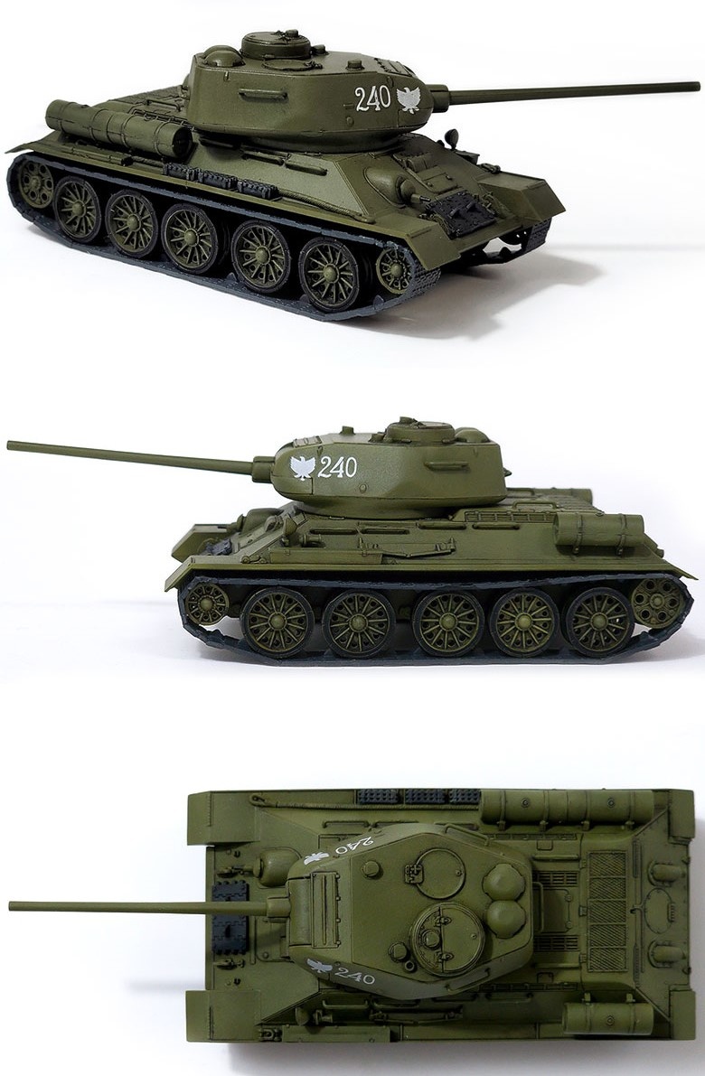 Zdjęcie dodatkowe produktu Soviet Medium Tank T-34-85 1:72 Academy 13421
