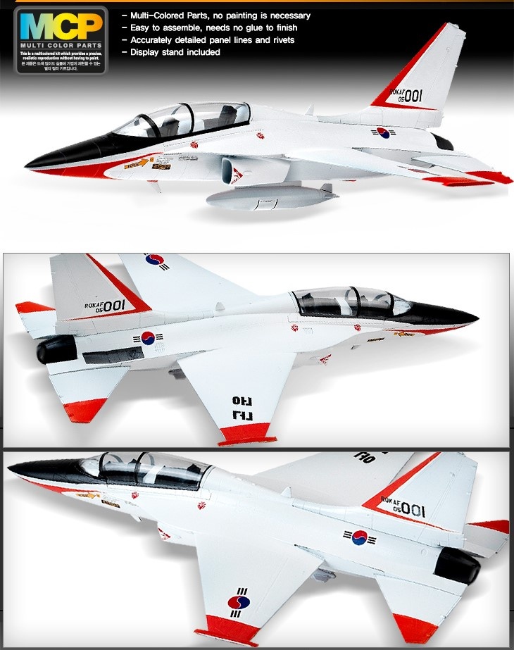 Zdjęcie dodatkowe produktu T-50 ROKAF Advanced Trainer 1:72 Academy 12519