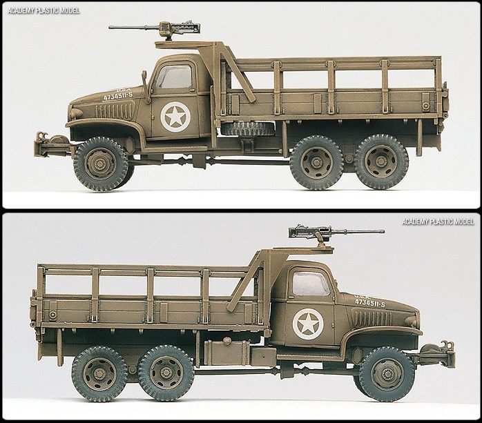 Zdjęcie dodatkowe produktu U.S. 2.5 Ton Cargo Truck 1:72 Academy 13402