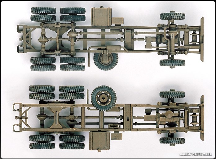 Zdjęcie dodatkowe produktu U.S. 2.5 Ton Cargo Truck 1:72 Academy 13402