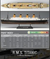 Zdjęcie dodatkowe produktu R.M.S. Titanic Centenary Anniversary - MCP 1:700 Academy 14214