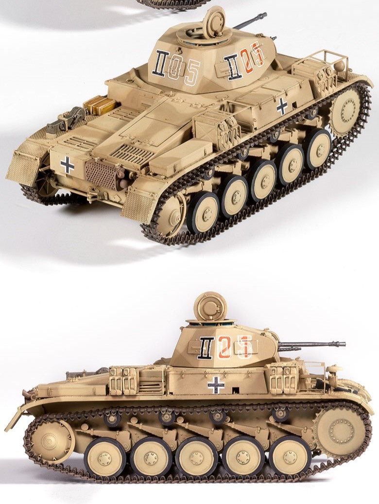 Zdjęcie dodatkowe produktu PzKpfw II Ausf. F North Africa 1:35 Academy 13535