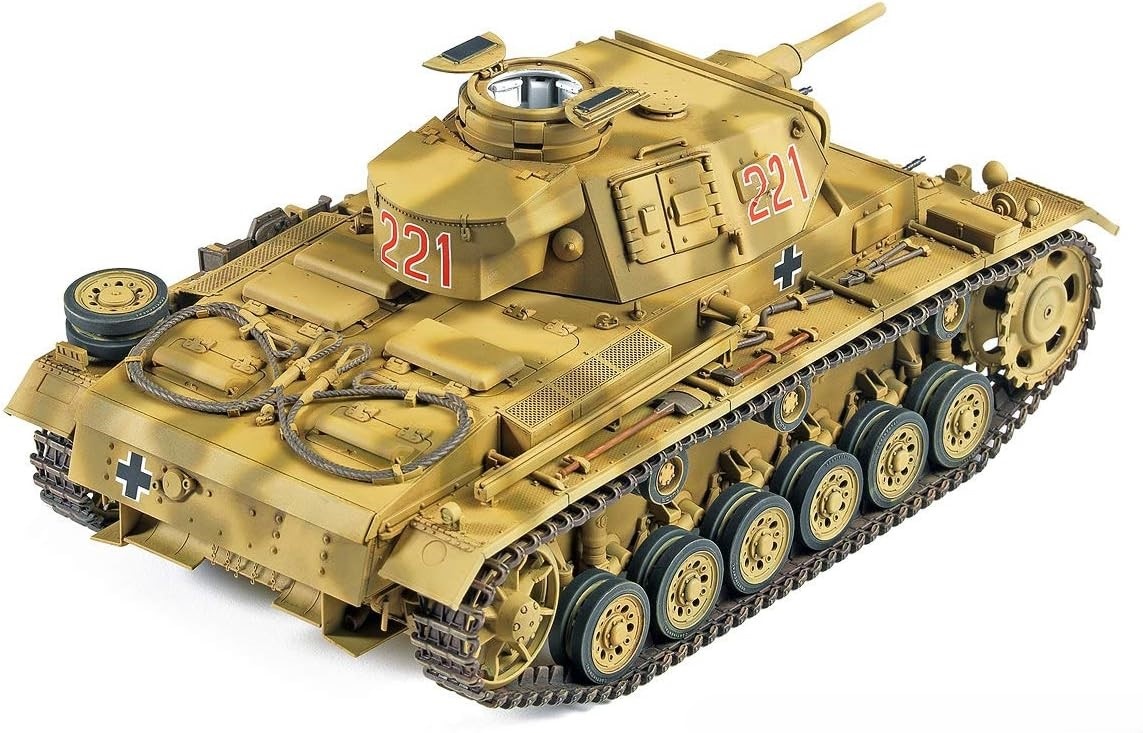 Zdjęcie dodatkowe produktu German Panzer III Ausf. J North Africa 1:35 Academy 13531