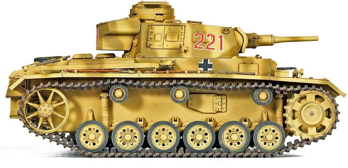 Zdjęcie dodatkowe produktu German Panzer III Ausf. J North Africa 1:35 Academy 13531
