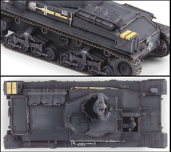Zdjęcie dodatkowe produktu German Light Tank Pz.Kpfw 35(t) 1:35 Academy 13280