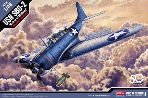 USN SBD-2 Battle of Midway 1:48 Academy 12335
