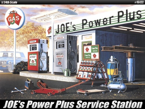 Stacja serwisowa Joe's Power Plus 1:24 Academy 15122