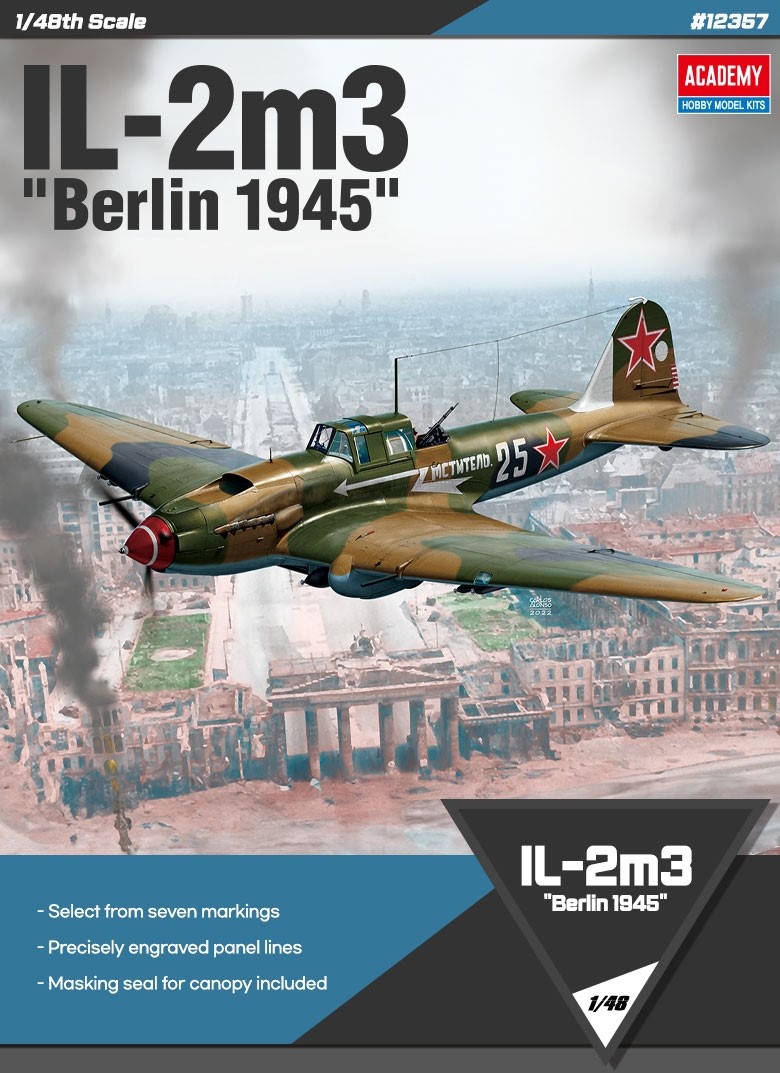 Zdjęcie dodatkowe produktu IL-2m3 Berlin 1945 1:48 Academy 12357