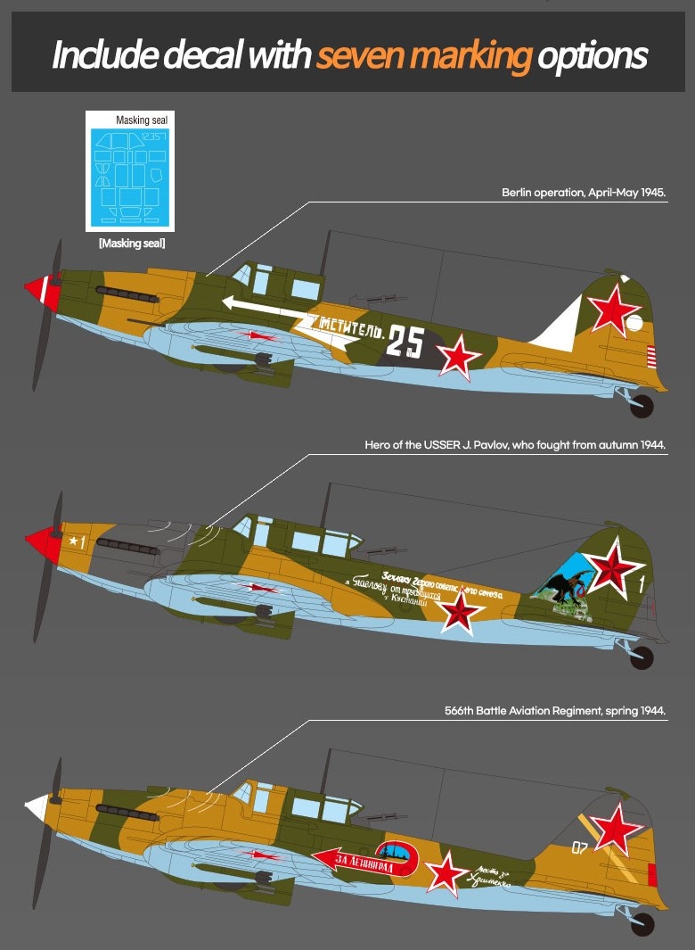 Zdjęcie dodatkowe produktu IL-2m3 Berlin 1945 1:48 Academy 12357
