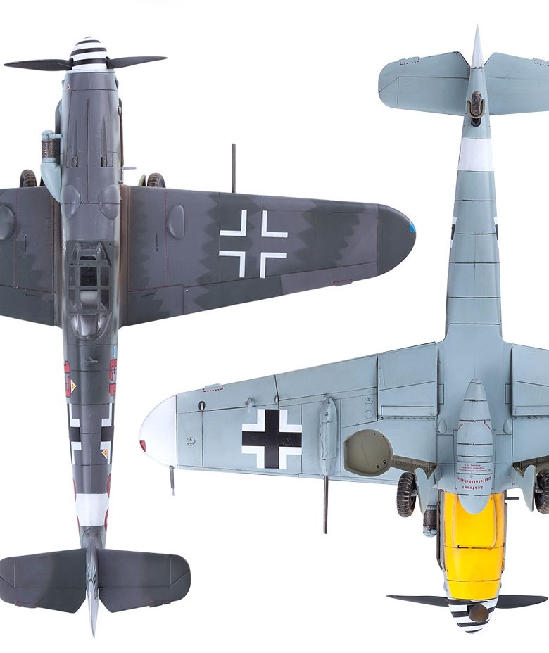 Zdjęcie dodatkowe produktu Messerschmitt Bf109G-6/G-2 JG 27 1:48 Academy 12321