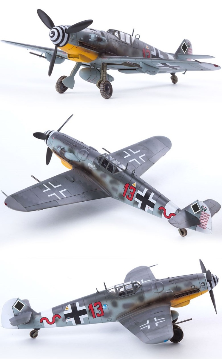 Zdjęcie dodatkowe produktu Messerschmitt Bf109G-6/G-2 JG 27 1:48 Academy 12321