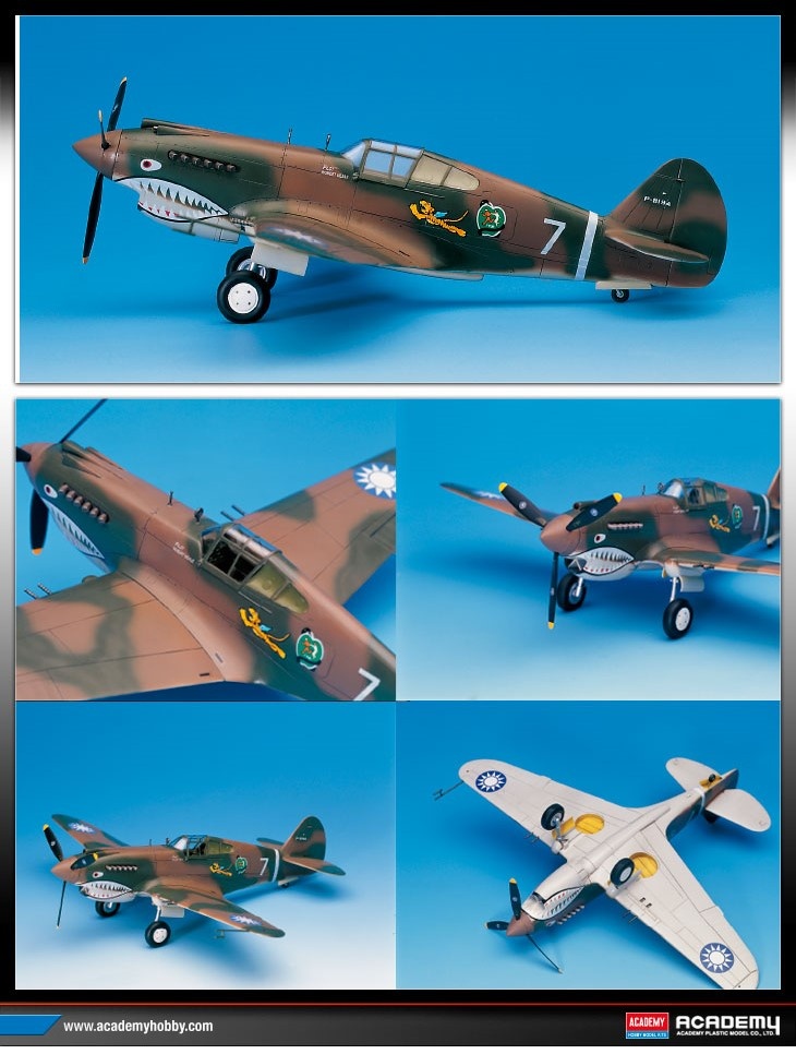 Zdjęcie dodatkowe produktu P-40C Tomahawk 1:48 Academy 12280