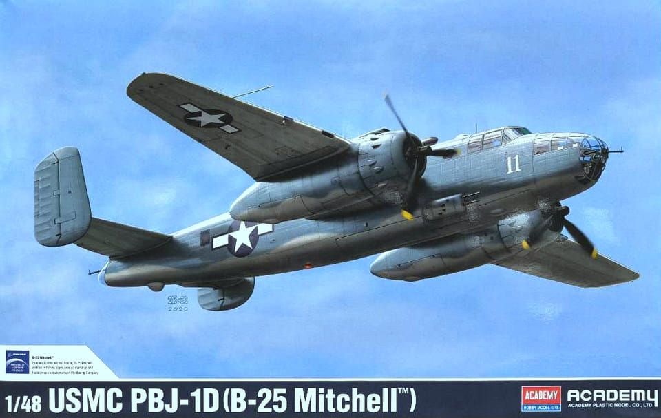 Zdjęcie główne produktu USMC PBJ-1D (B-25 Mitchell) 1:48 Academy 12334