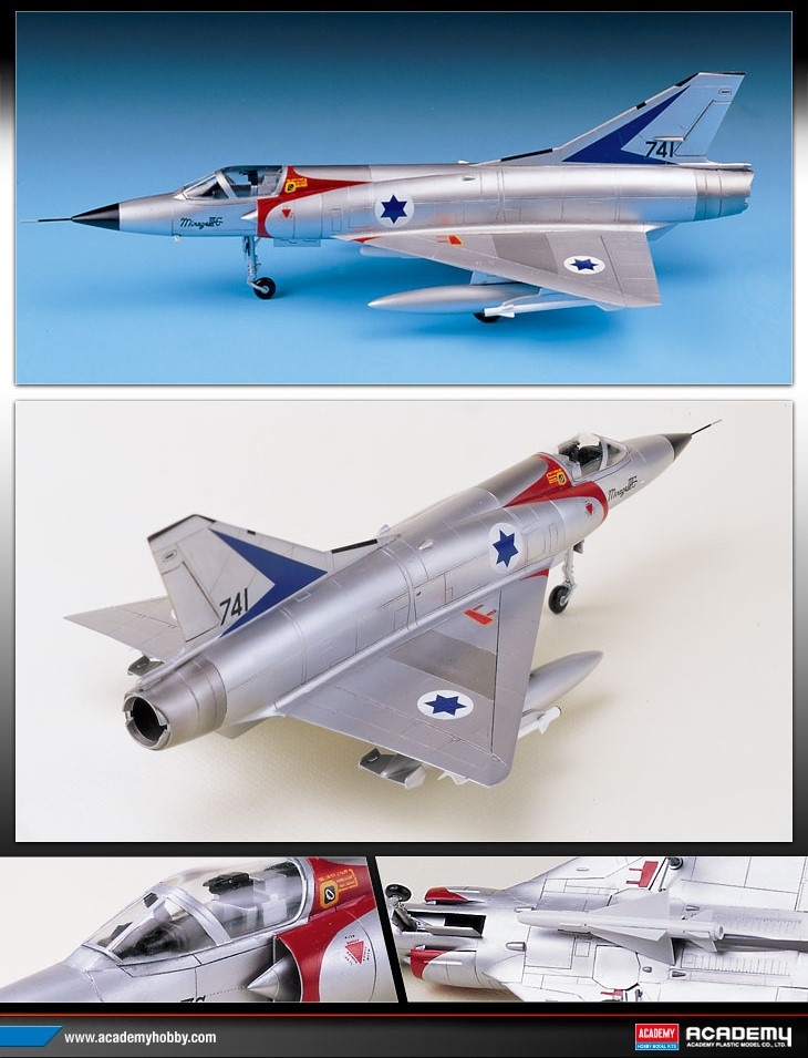 Zdjęcie dodatkowe produktu Mirage IIIC 1:48 Academy 12247