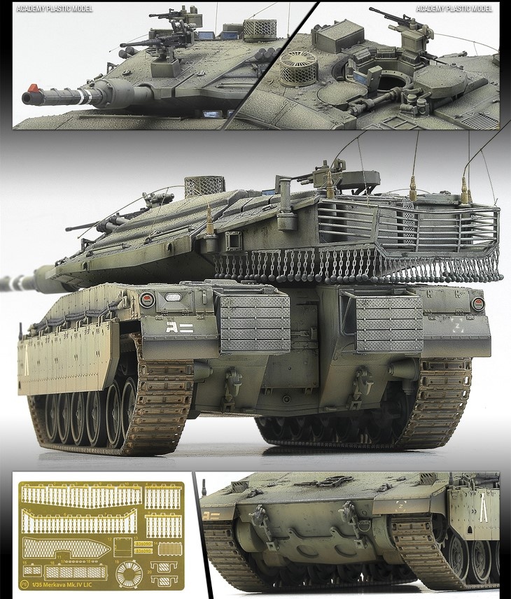 Zdjęcie dodatkowe produktu Merkava Mk. IV LIC 1:35 Academy 13227