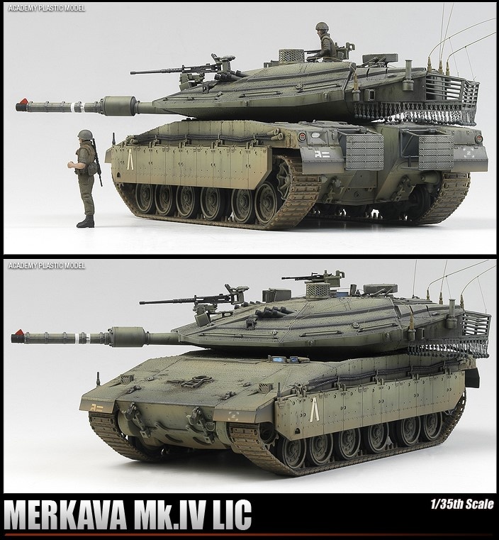 Zdjęcie dodatkowe produktu Merkava Mk. IV LIC 1:35 Academy 13227