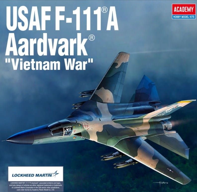 Zdjęcie dodatkowe produktu USAF F-111A Adrdvark Vietnam Warn 1:48 Academy 12360