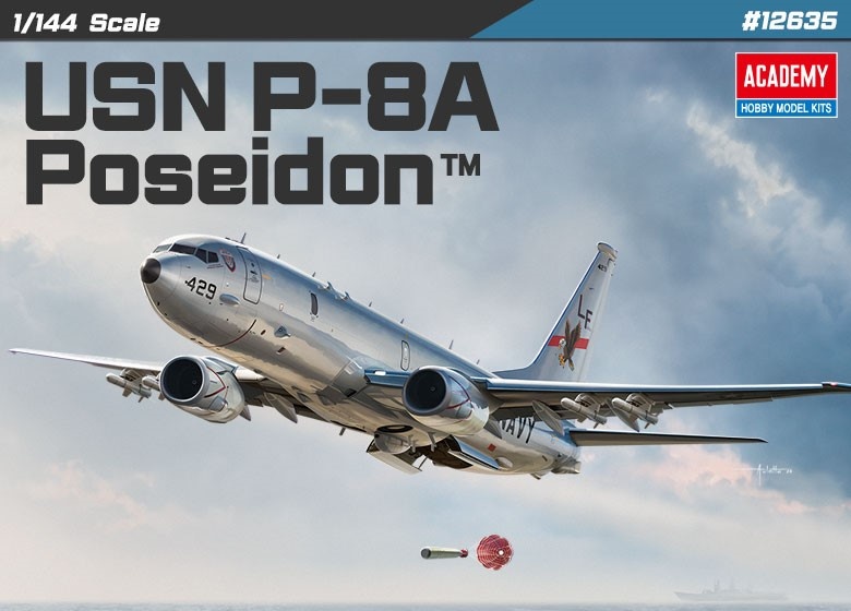 Zdjęcie główne produktu USN P-8A Poseidon 1:144 Academy 12635