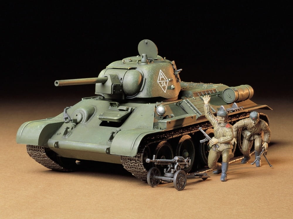 Zdjęcie dodatkowe produktu T-34 (T34/76 ChTZ) Radziecki czołg 1:35 Tamiya 35149