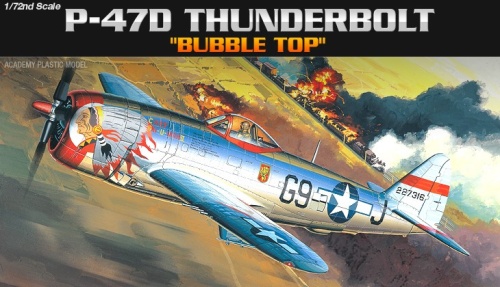 P-47D Bubble Top 1:72 Academy 12491