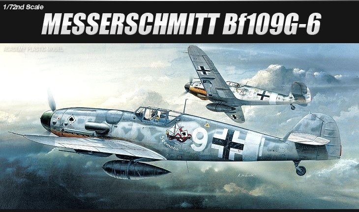 Zdjęcie główne produktu Messerschmitt Bf-109G-6 1:72 Academy 12467