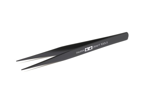Pęseta prosta stalowa (Straight Tweezers) Tamiya 74004
