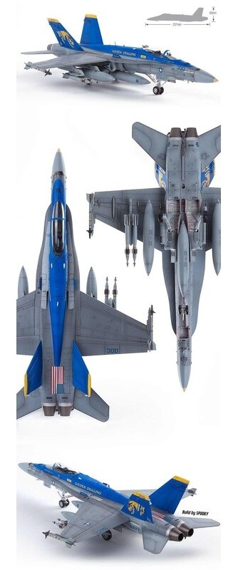 Zdjęcie dodatkowe produktu F/A-18C USN VFA-192 Golden Dragons 1:72 Academy 12564