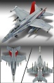 Zdjęcie dodatkowe produktu USMC F/A-18+ VMFA-232 Red Devils 1:72 Academy 12520