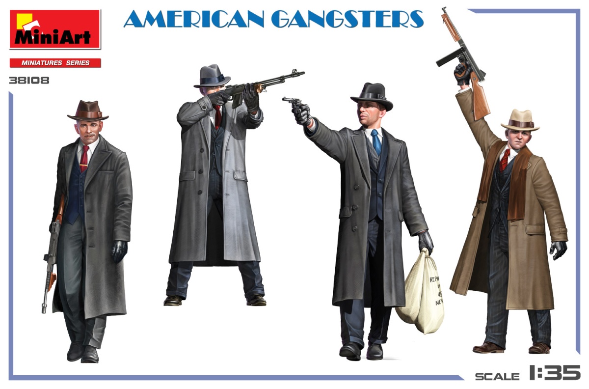 Zdjęcie dodatkowe produktu American Gangsters 1:35 MiniArt 38108