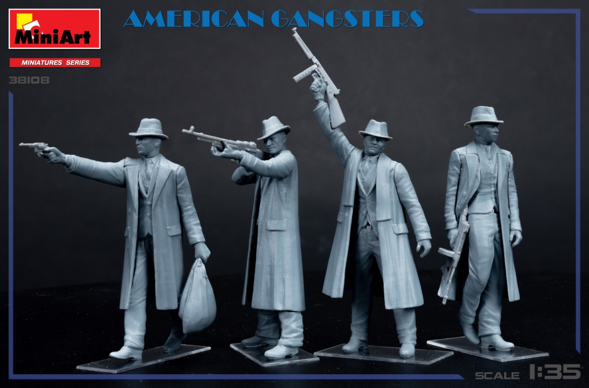 Zdjęcie dodatkowe produktu American Gangsters 1:35 MiniArt 38108