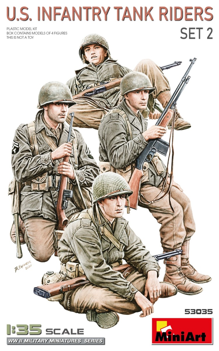 Zdjęcie główne produktu US Infantry Tank Raiders Set 2 1:35 MiniArt 53035