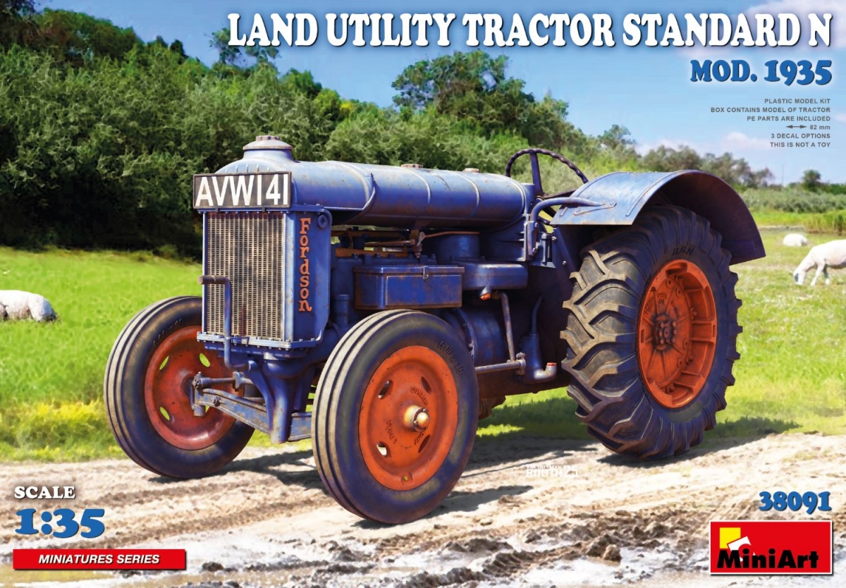 Zdjęcie główne produktu Land Utility Tractor Standard N Mod. 1935 1:35 MiniArt 38091