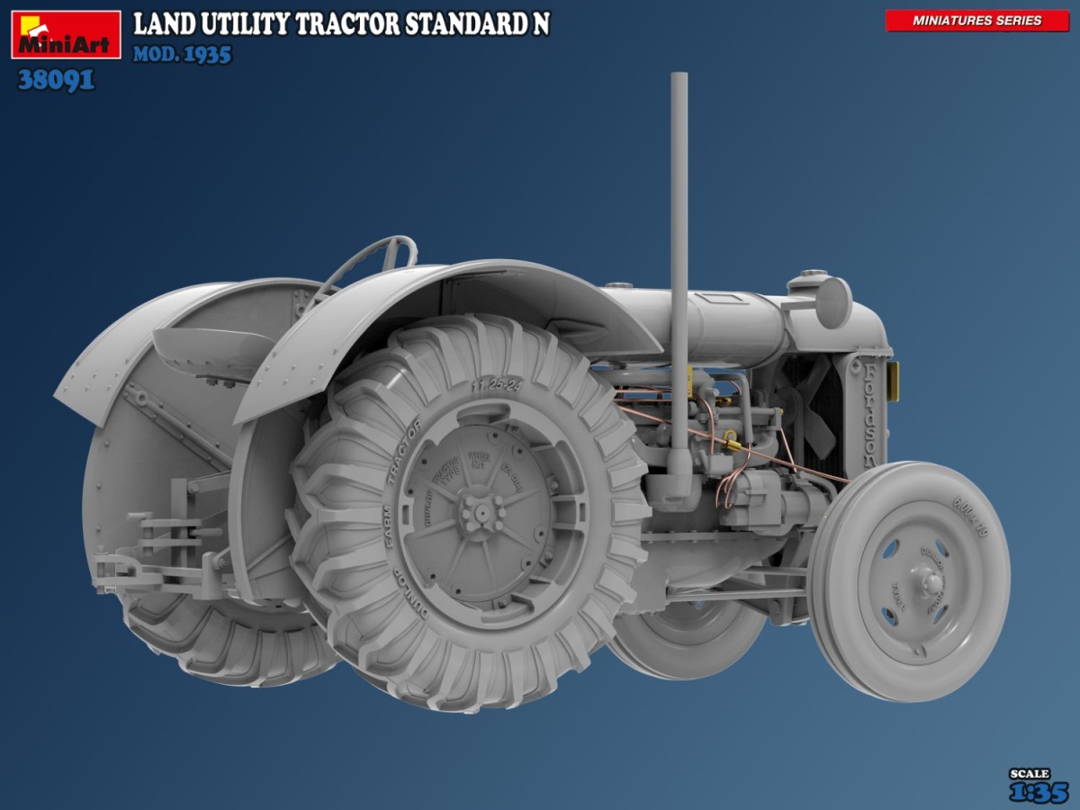 Zdjęcie dodatkowe produktu Land Utility Tractor Standard N Mod. 1935 1:35 MiniArt 38091